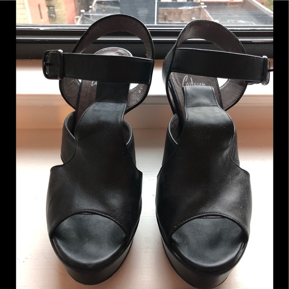 Castañer Chunky Black Heels - Picture 2 of 3